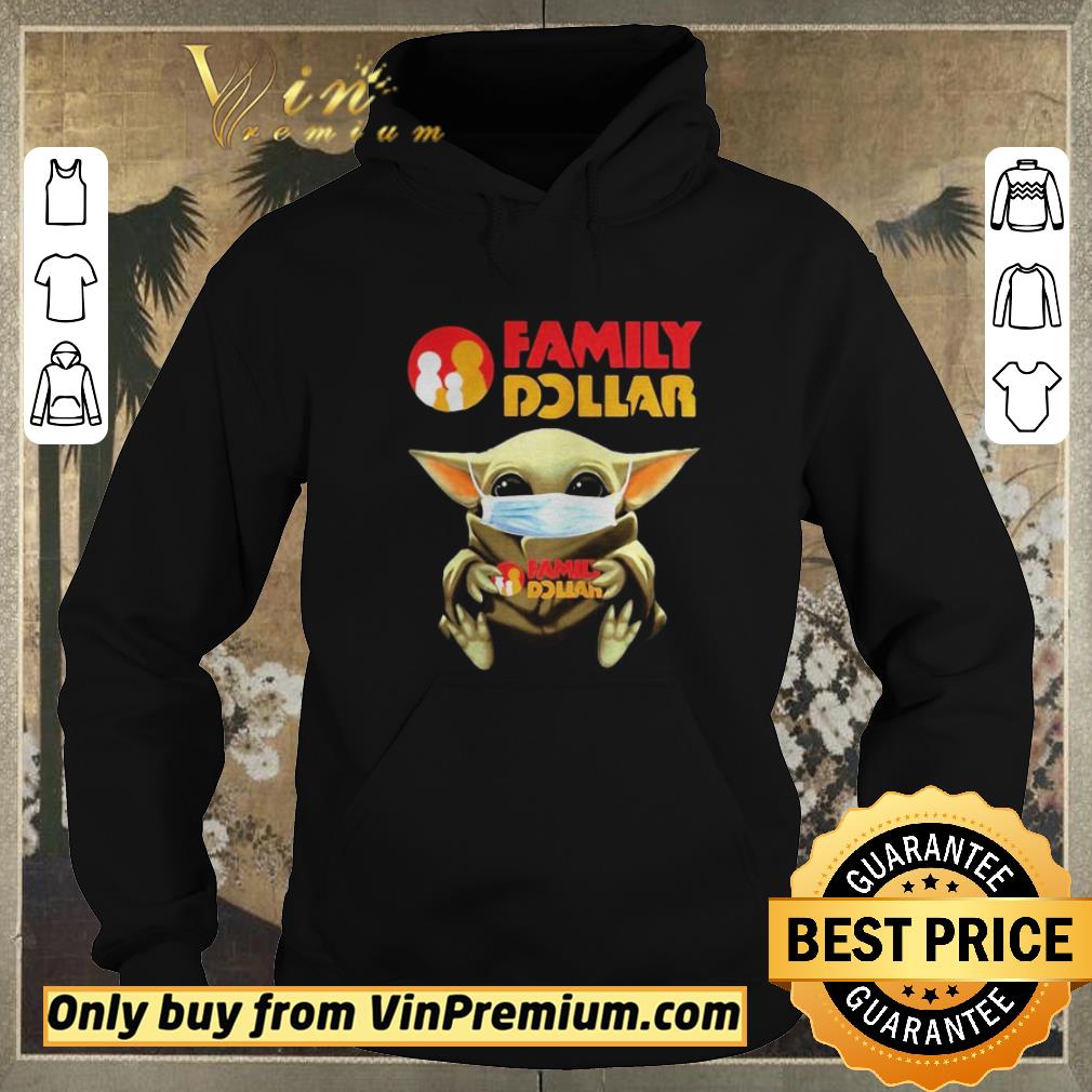 6922db05 nice mask baby yoda hugging family dollar shirt sweater 4 - Nice Mask Baby Yoda Hugging Family Dollar shirt sweater
