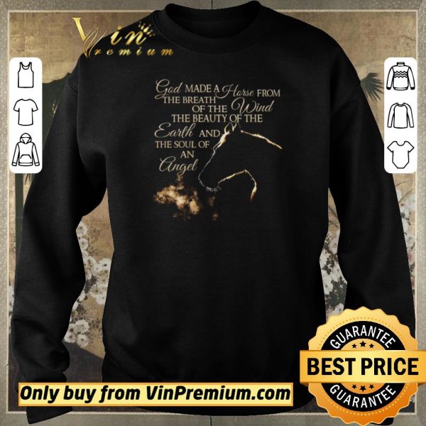 Awesome God Made A Horse From The Breath Of The Wind The Beauty The Earth And The Soul shirt sweater