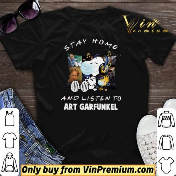 Snoopy Woodstock Mask Stay Home And Listen To Art Garfunkel shirt sweater