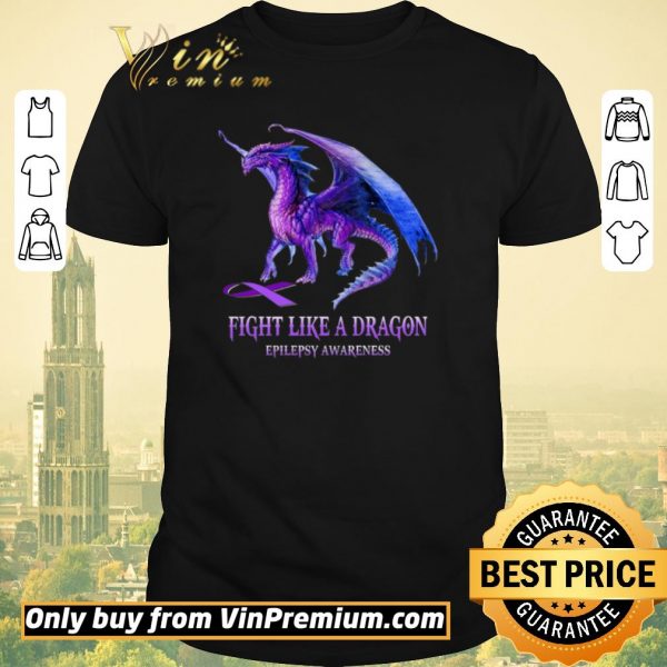 Nice Fight Like A Dragon Epilepsy Awareness shirt sweater