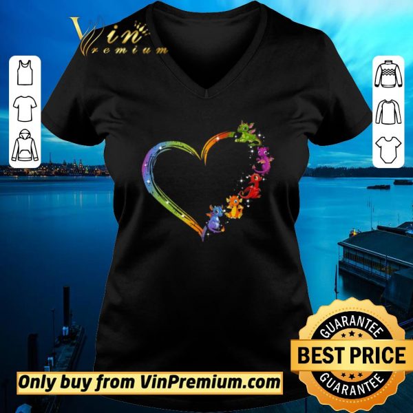 Awesome Dragon Heart Color shirt sweater