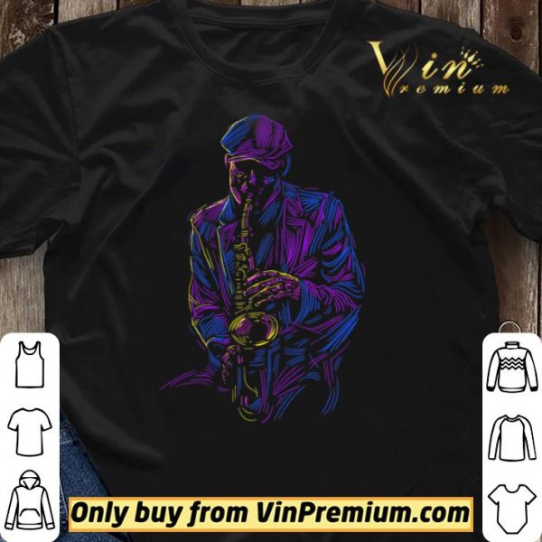Saxophonist Color shirt sweater