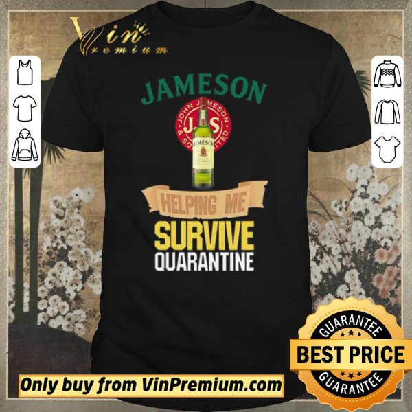Funny Jameson helping me survive quarantine Covid-19 shirt sweater