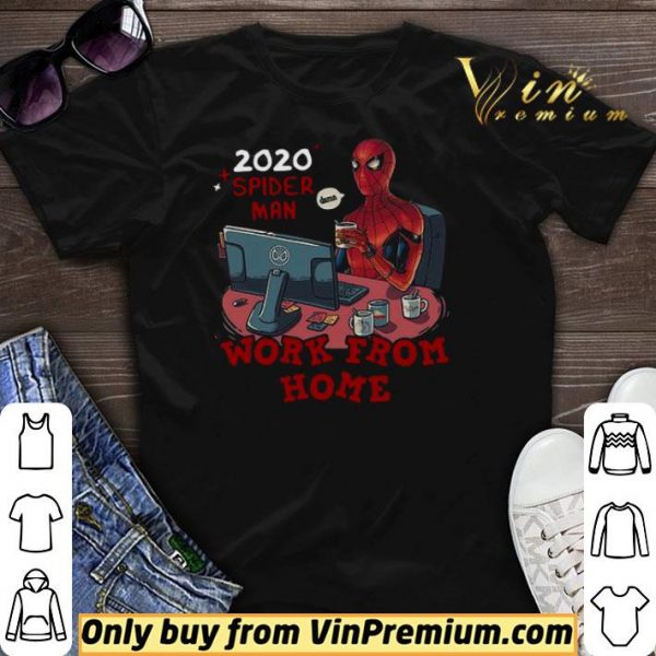 2020 spider man work from home shirt sweater