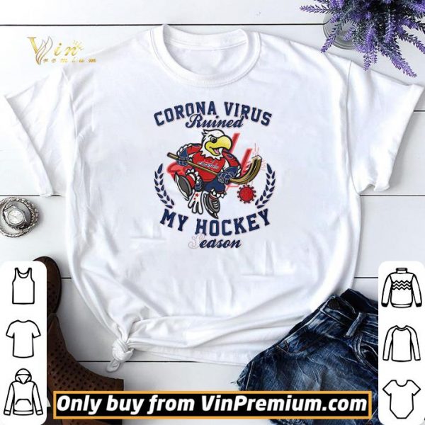 Corona virus ruined my hockey jeason Mitch Marner shirt sweater