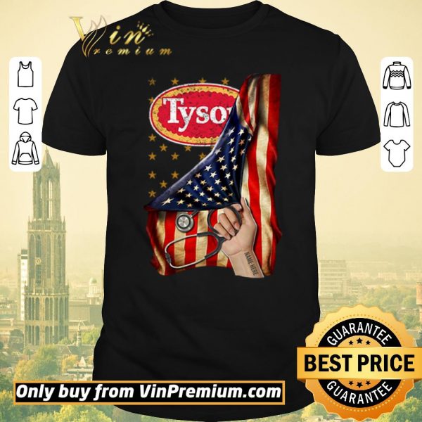 Awesome America Flag Tyson Foods inside me shirt sweater