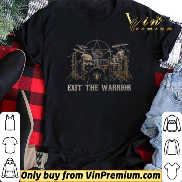 Neil Peart Drums Exit The Warrior shirt sweater