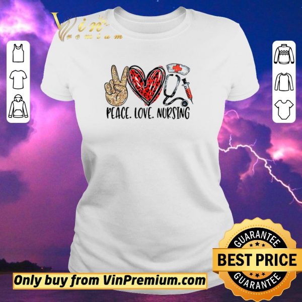 Top Peace Love Nursing RN Love Nurse 2020 shirt sweater