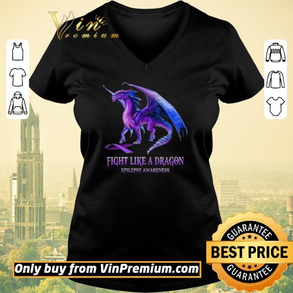 Nice Fight Like A Dragon Epilepsy Awareness shirt sweater