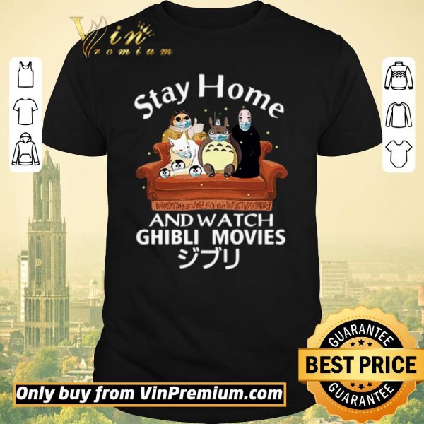 Pretty Stay home and watch Ghibli Movies shirt sweater