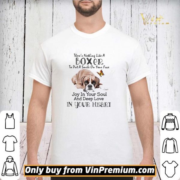 There’s nothing like a boxer to put a smile on your face joy in your soul and deep love in your heart shirt sweater