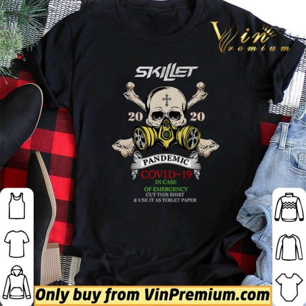 Skull Skillet Pandemic Covid-19 2020 in case of emergency cut this shirt sweater