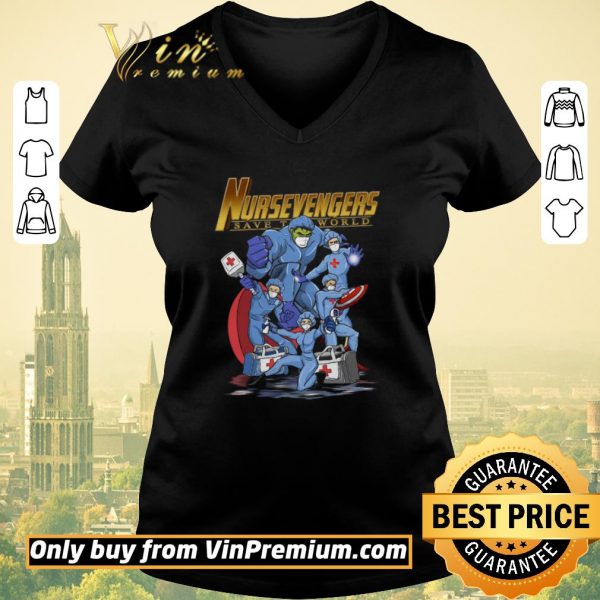 Top Nursevengers Save The World shirt sweater