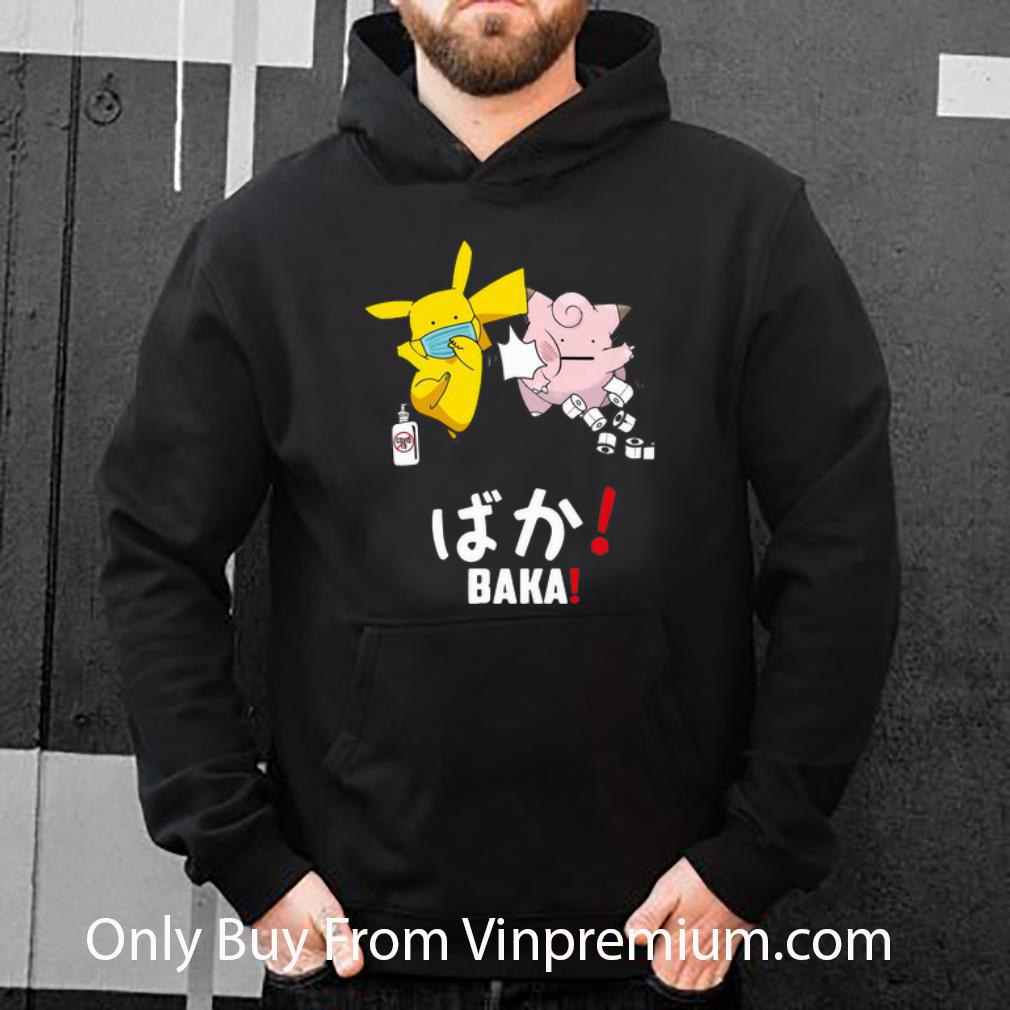 8a3cead6 premium pikachu slap jigglypuff mask covid 19 toilet paper baka shirt 4 - Premium Pikachu Slap Jigglypuff Mask Covid 19 Toilet Paper Baka shirt