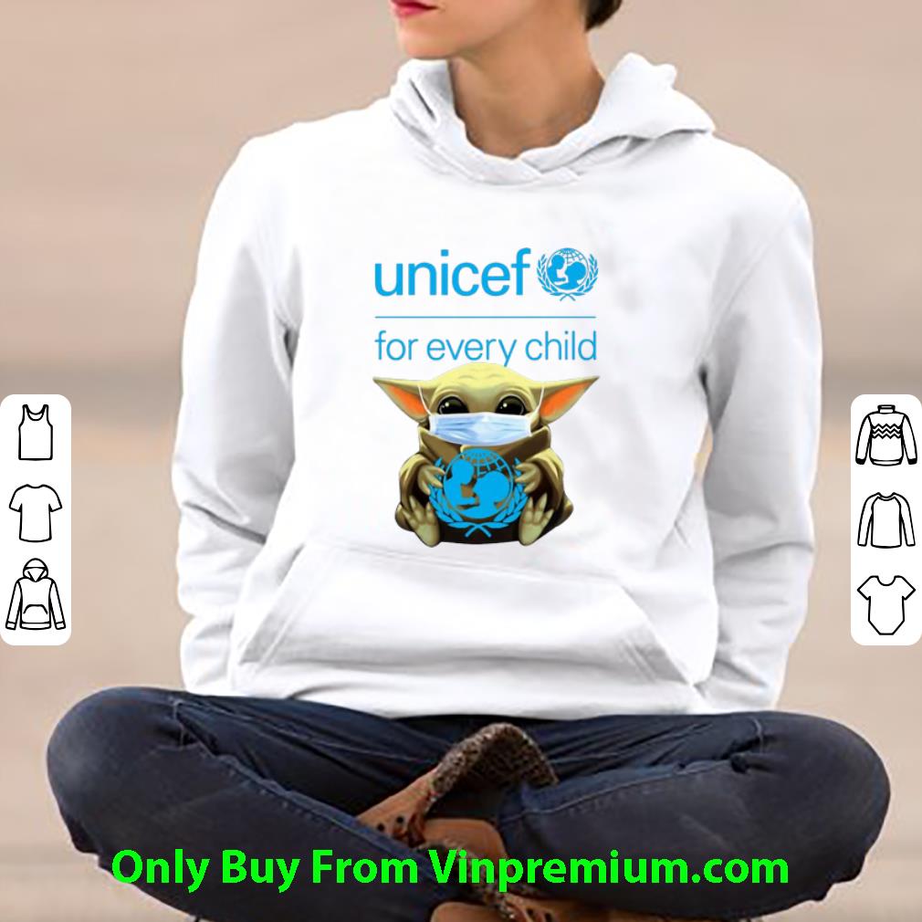 8a4cbd6b great star wars baby yoda mask hug unicef for every child shirt 4 - Great Star Wars Baby Yoda Mask Hug Unicef For Every Child shirt