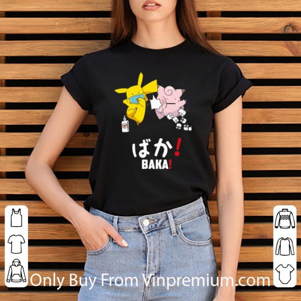 Premium Pikachu Slap Jigglypuff Mask Covid 19 Toilet Paper Baka shirt