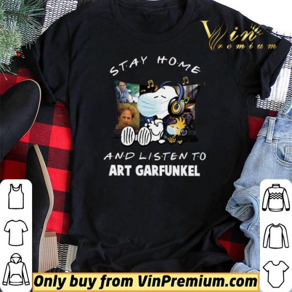 Snoopy Woodstock Mask Stay Home And Listen To Art Garfunkel shirt sweater