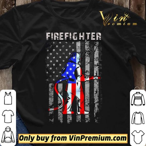 Firefighter American Flag shirt sweater