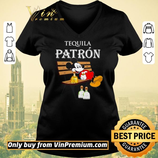 Official Mickey Mouse drink Tequila Patron shirt sweater