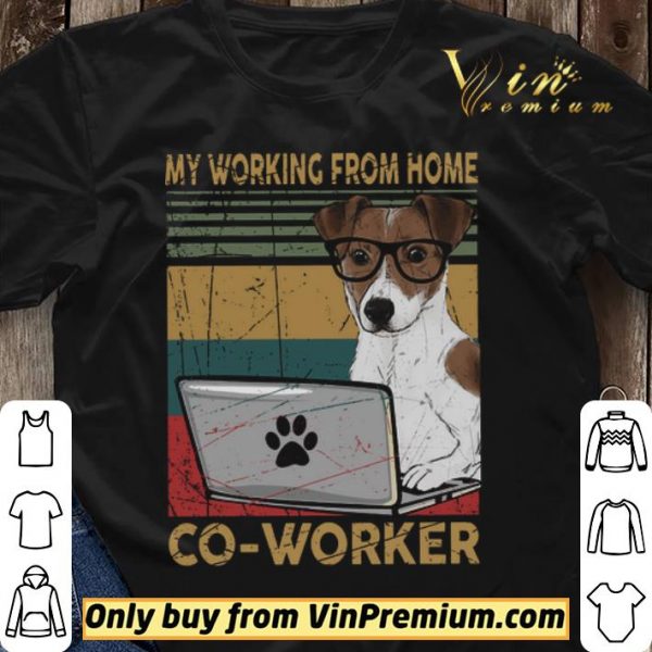 Pit Bull Terrier My Working From Home Co Worker Vintage shirt sweater