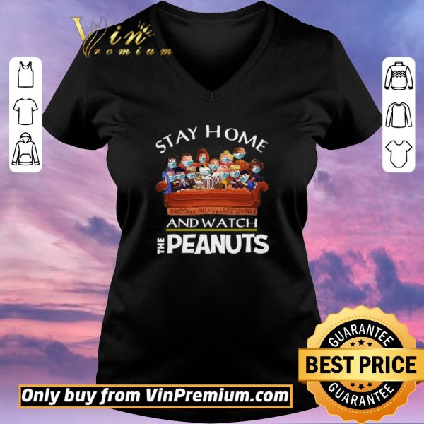 Pretty Stay Home And Watch The Peanuts shirt sweater