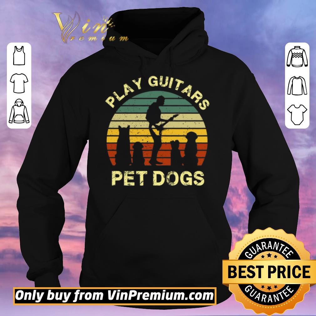 9227e808 premium play guitars pet dogs vintage shirt sweater 4 - Premium Play Guitars Pet Dogs Vintage shirt sweater