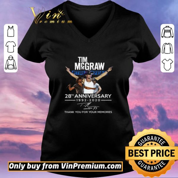 Official Tim Mcgraw Truck Yeah 28th Anniversary 1992 2020 Signature Thank You shirt sweater