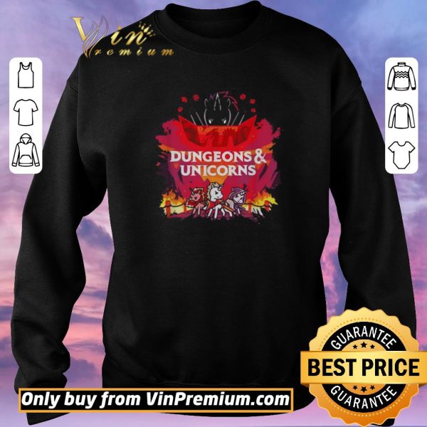 Nice Dungeons and unicorns shirt sweater