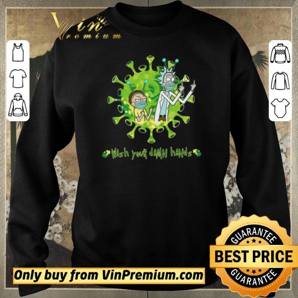 Original Rick and Morty Wash hands damn hands shirt sweater