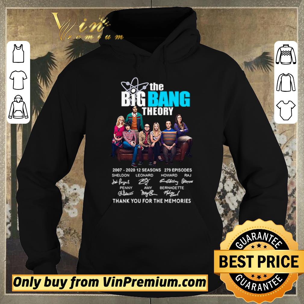 9e249115 official the big bang theory thank you for the memories signatures shirt sweater 4 - Official The Big Bang Theory thank you for the memories signatures shirt sweater