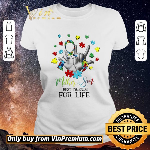 Awesome Mother & Son Best Friends For Life Awareness Autism shirt sweater