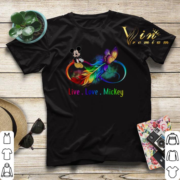 Butterfly Live Love Mickey Mouse Color shirt sweater Butterfly Live Love Mickey Mouse Color shirt sweater 4 - Butterfly Live Love Mickey Mouse Color shirt sweater