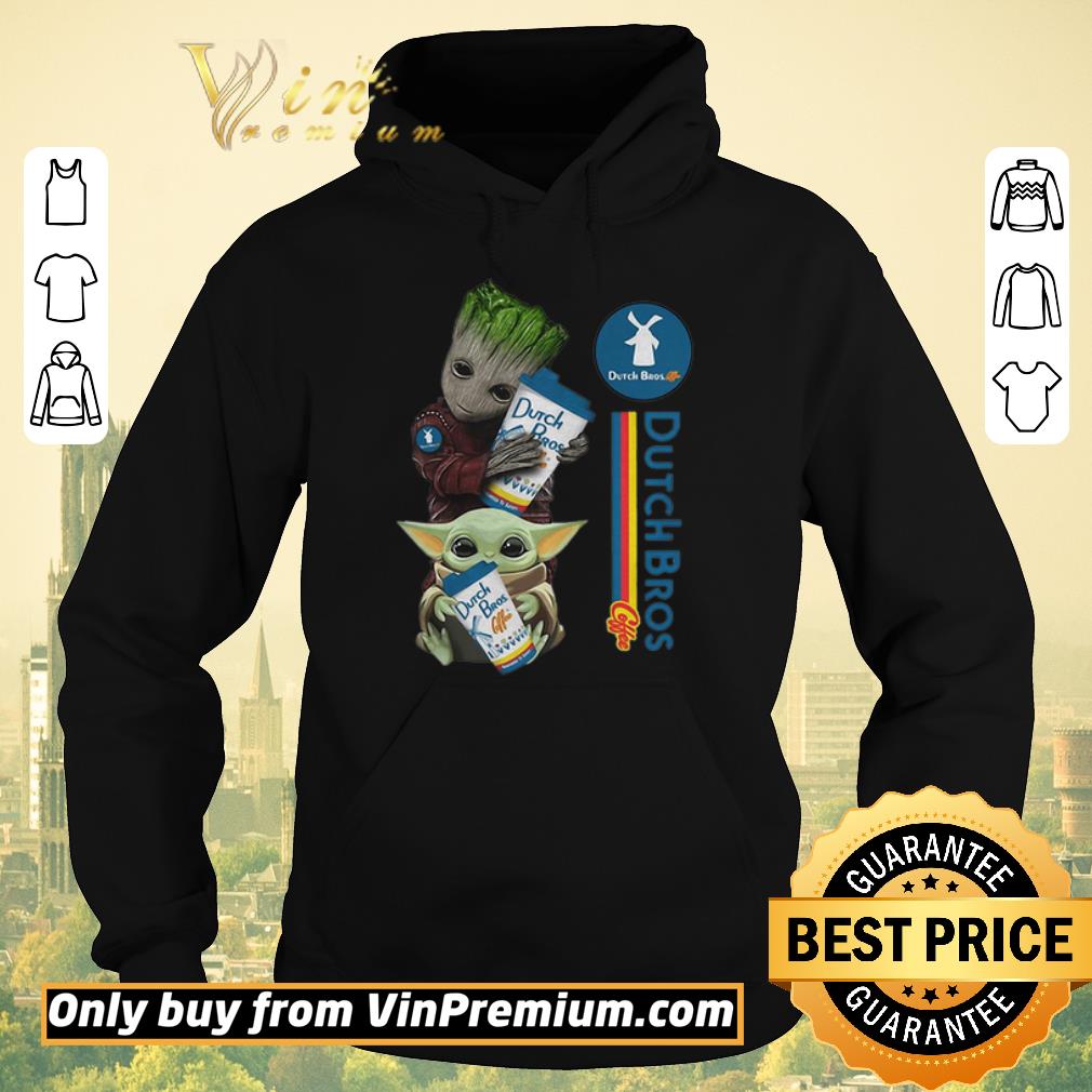 Hot Baby Yoda And Baby Groot Hug Dutch Bros Coffee shirt sweater 4 - Hot Baby Yoda And Baby Groot Hug Dutch Bros Coffee shirt sweater