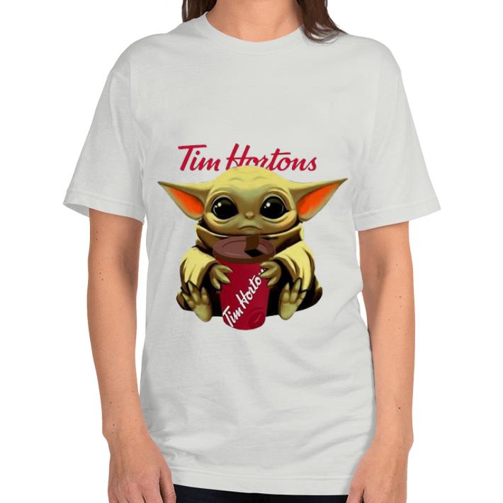 Hot Baby Yoda Hug Tim Hortons shirt 4 - Hot Baby Yoda Hug Tim Hortons shirt