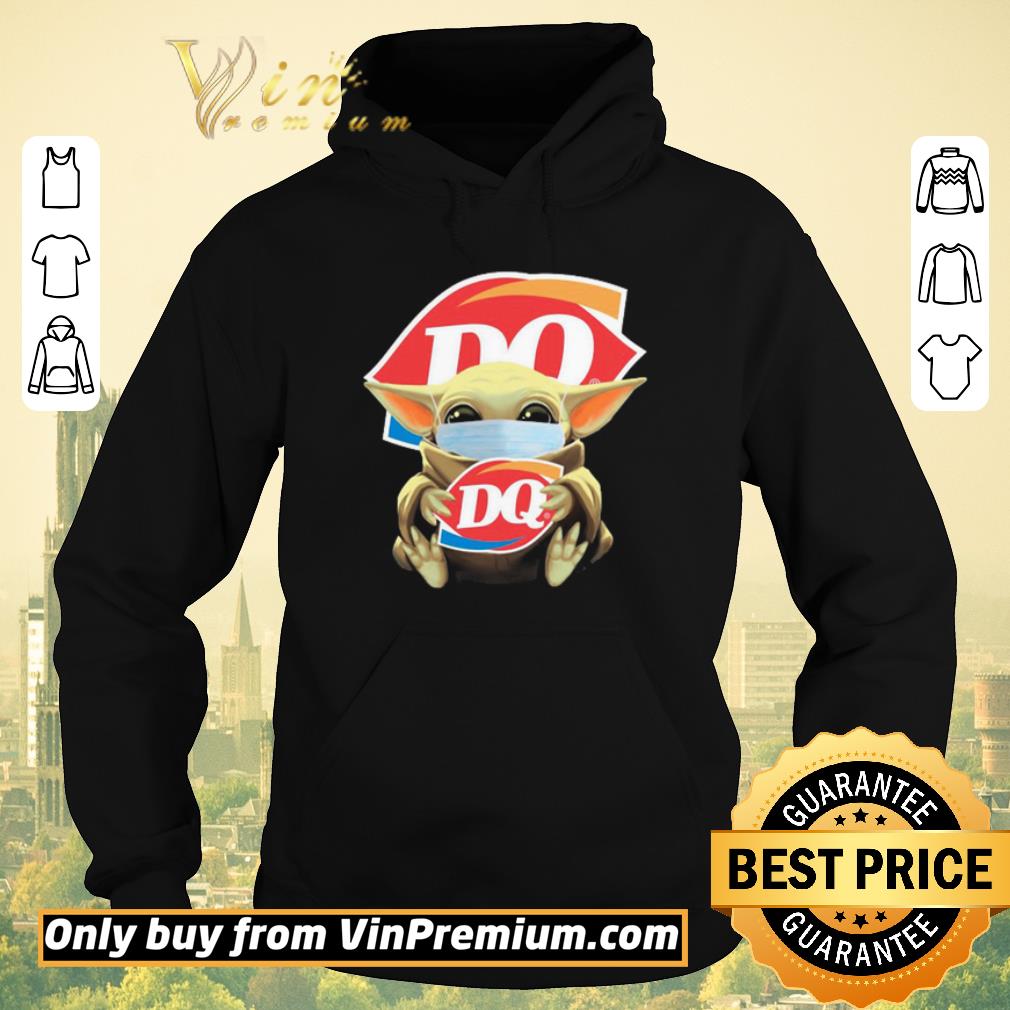 Nice Baby Yoda Mask Hug Dairy Queen shirt sweater 4 - Nice Baby Yoda Mask Hug Dairy Queen shirt sweater