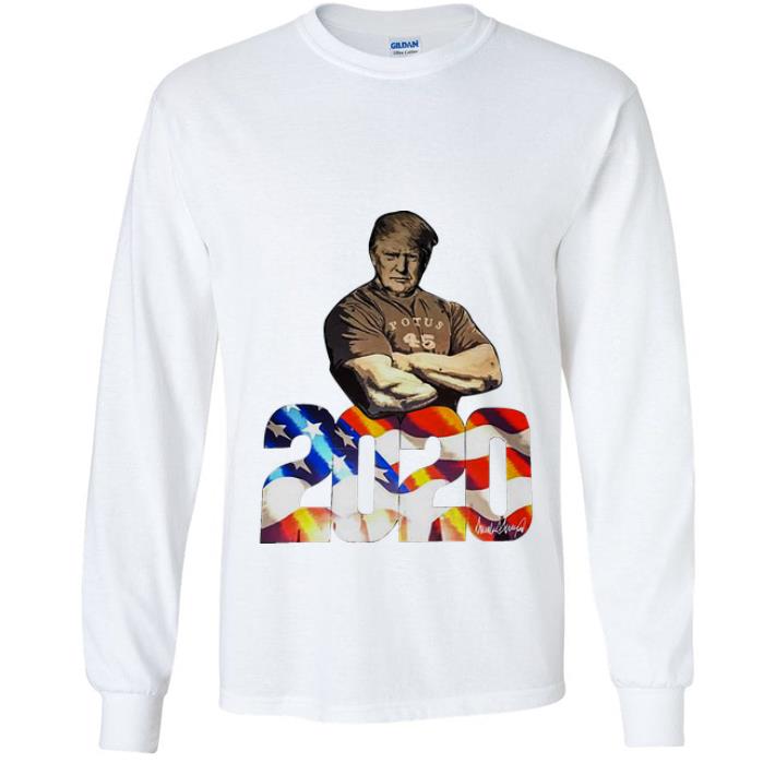Nice Donald Trump Potus 45 2020 Signature American Flag shirt 4 - Nice Donald Trump Potus 45 2020 Signature American Flag shirt
