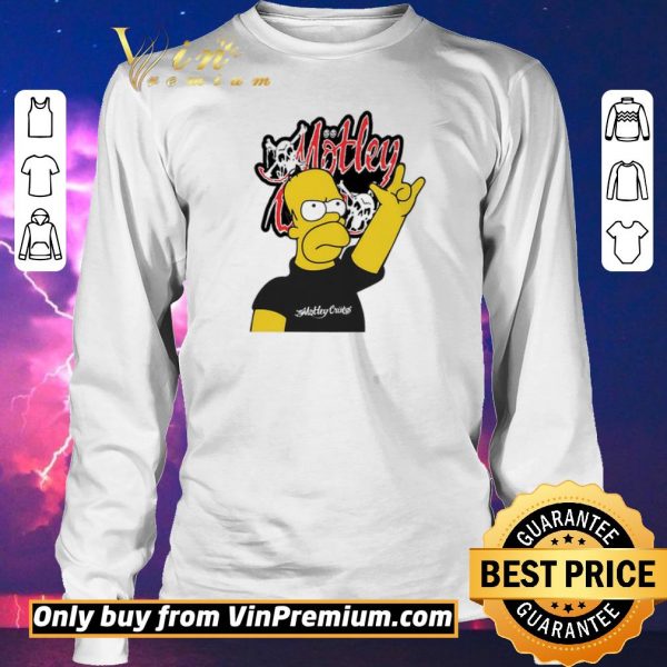 Nice Homer Simpson Motley crue shirt sweater