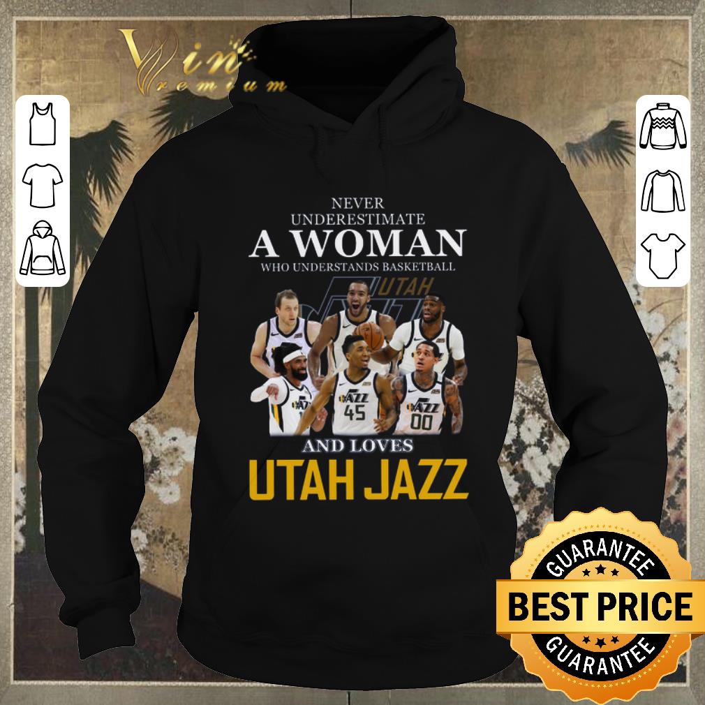 Nice Never Underestimate A Woman Who Understands Basketball And Love Utah Jazz shirt sweater 4 - Nice Never Underestimate A Woman Who Understands Basketball And Love Utah Jazz shirt sweater