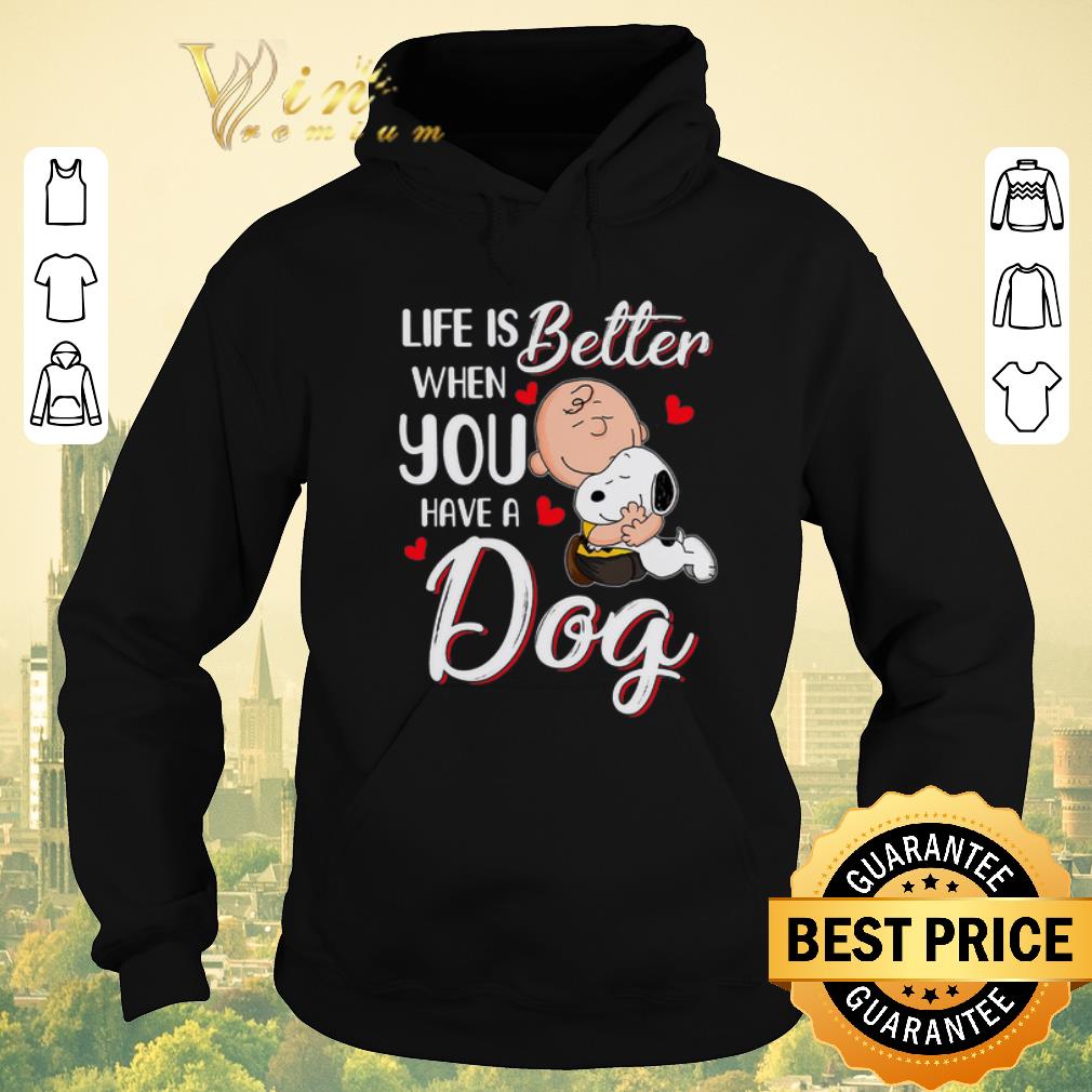 Nice Snoopy Charlie Life Is Better When You Have A Dog shirt sweater 4 - Nice Snoopy Charlie Life Is Better When You Have A Dog shirt sweater