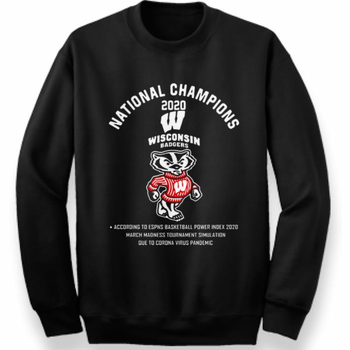 Official National Champions 2020 Wisconsin Badgers shirt 4 - Official National Champions 2020 Wisconsin Badgers shirt