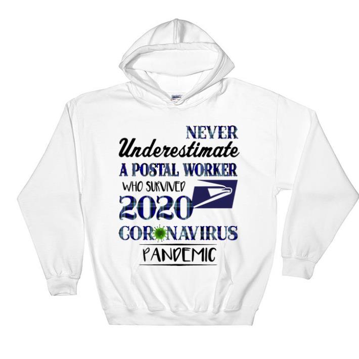 Official Never Underestimate A Postal Worker Who Survived Coronavirus Pandemic shirt 4 - Official Never Underestimate A Postal Worker Who Survived Coronavirus Pandemic shirt