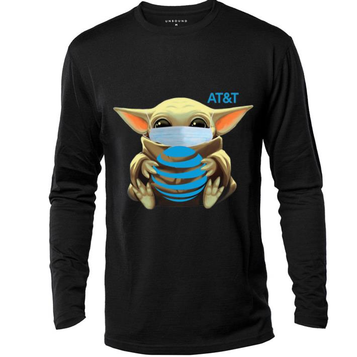 Official Star Wars Baby Yoda Mask Hug AT T shirt 4 - Official Star Wars Baby Yoda Mask Hug AT&T shirt
