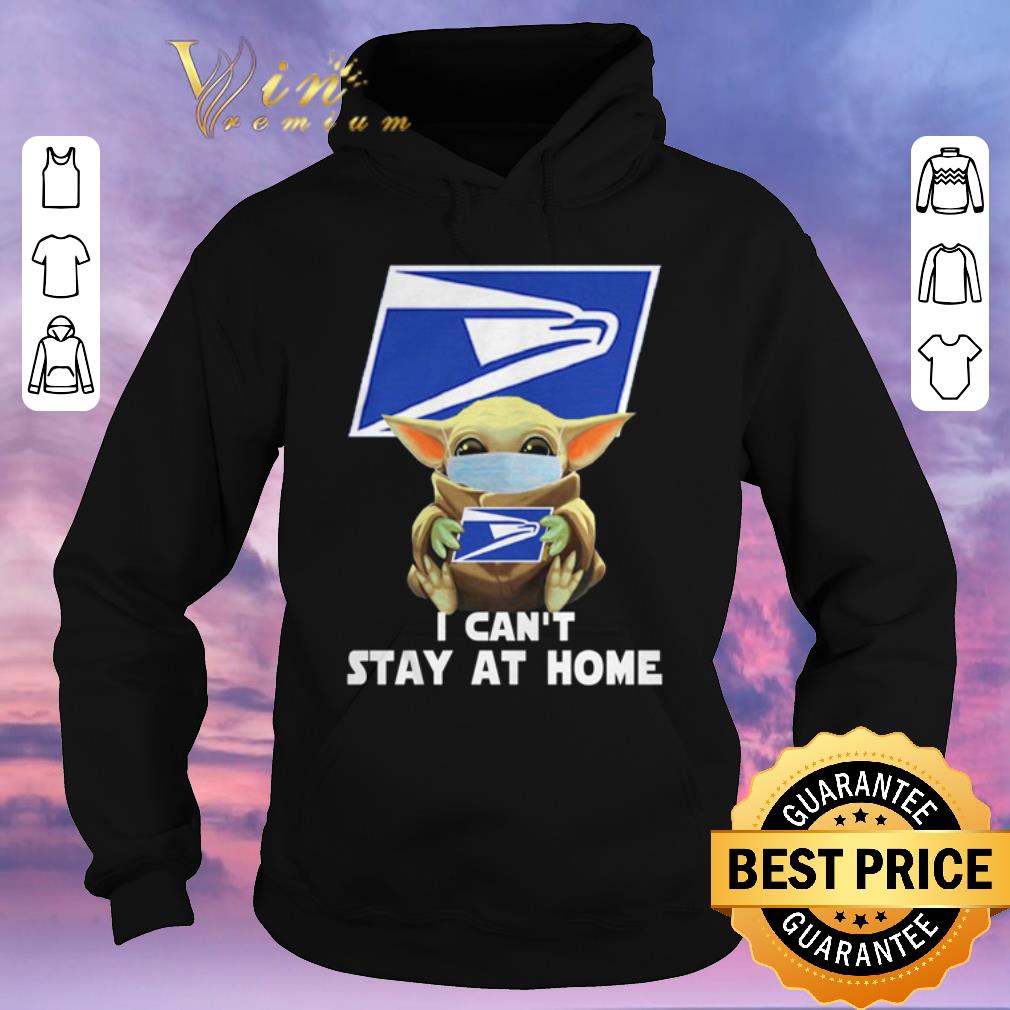Original Baby Yoda face mask hug United States Postal Service I can t stay at home shirt sweater 4 - Original Baby Yoda face mask hug United States Postal Service I can’t stay at home shirt sweater