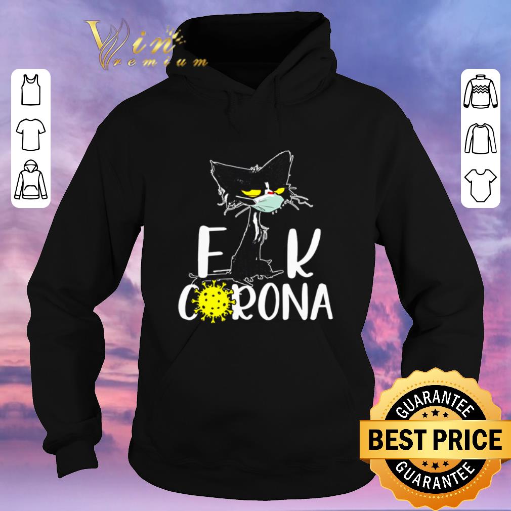 Original Black cat fuck Corona shirt sweater 4 - Original Black cat fuck Corona shirt sweater