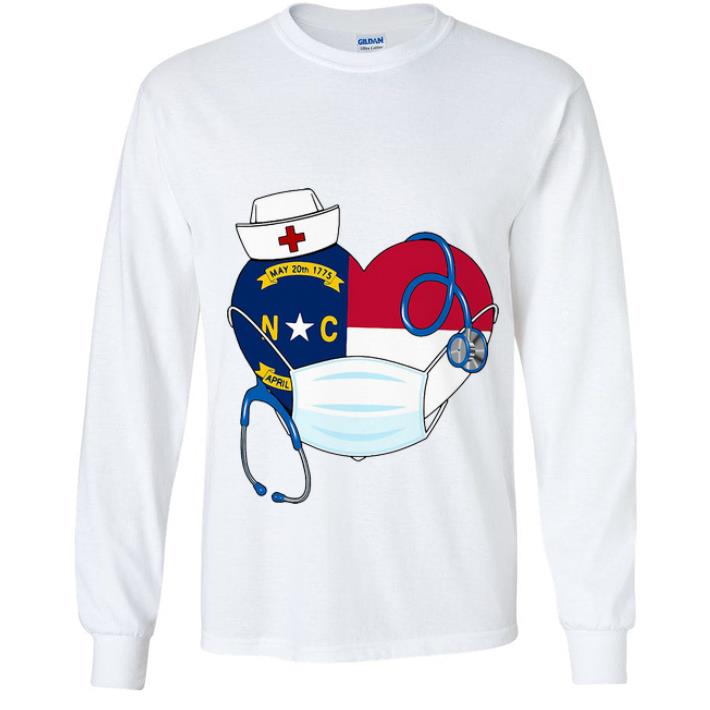 Original Carolina State Nurse Heart Stethoscope shirt 4 - Original Carolina State Nurse Heart Stethoscope shirt