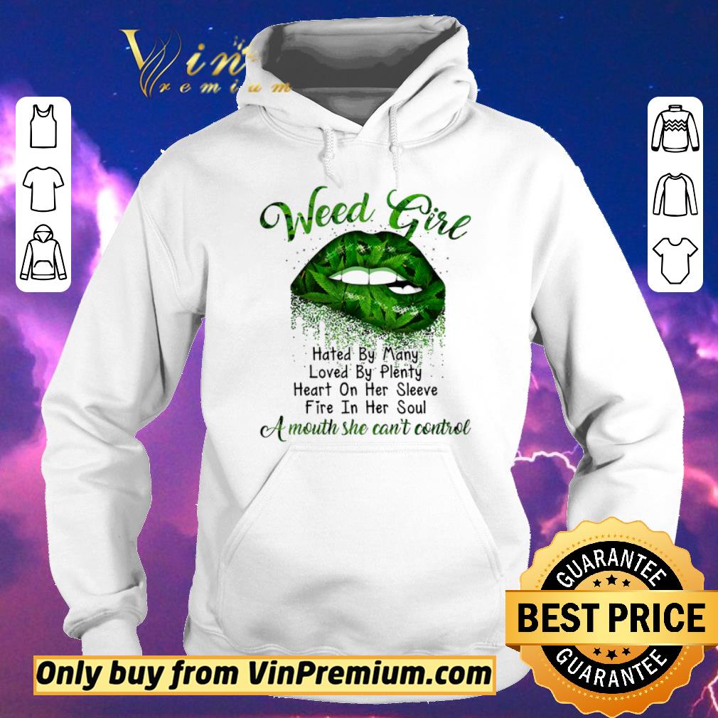 Original Marijuana Lips Weed Girl Hated By Many Loved By Plenty Heart On Her Sleeve shirt sweater 4 - Original Marijuana Lips Weed Girl Hated By Many Loved By Plenty Heart On Her Sleeve shirt sweater