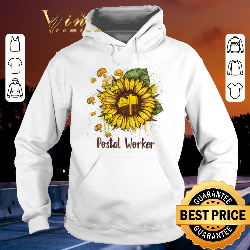 Original Sunflowers Postal Worker shirt sweater 4 - Original Sunflowers Postal Worker shirt sweater