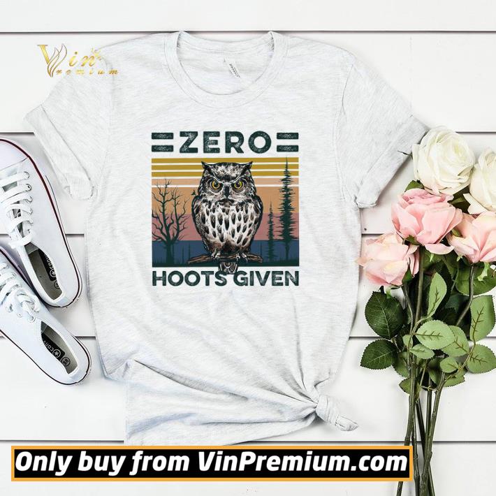 Owl Zero Hoots Given Vintage shirt sweater 4 - Owl Zero Hoots Given Vintage shirt sweater
