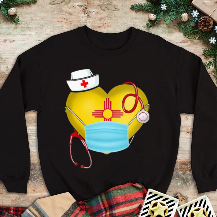 Premium New Mexico Nurse Heart Stethoscope 2020 Coronavirus shirt 4 - Premium New Mexico Nurse Heart Stethoscope 2020 Coronavirus shirt