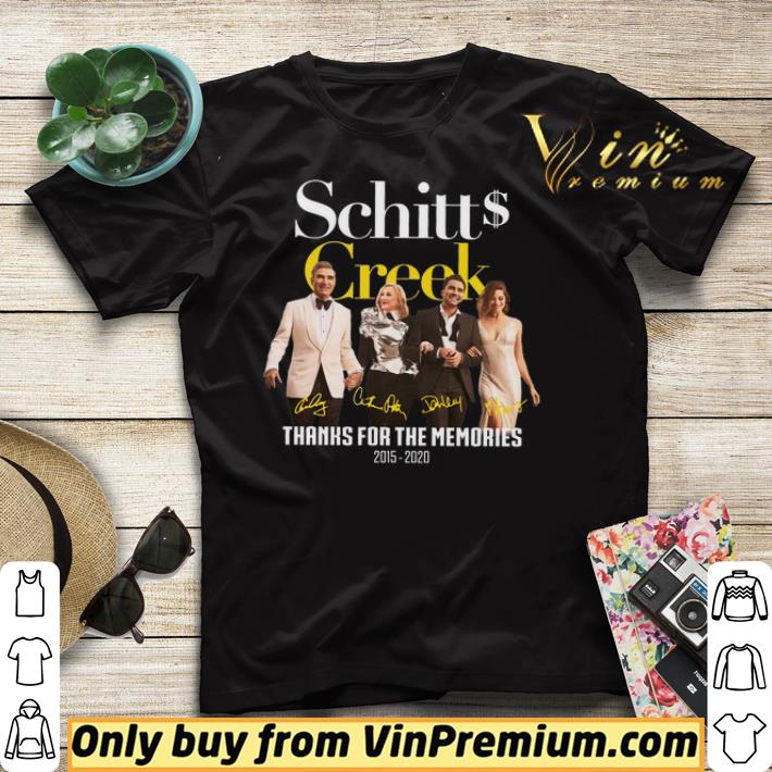 Schitt Creek Signature Thanks For The Memories 2015 2020 shirt sweater 4 - Schitt Creek Signature Thanks For The Memories 2015 2020 shirt sweater